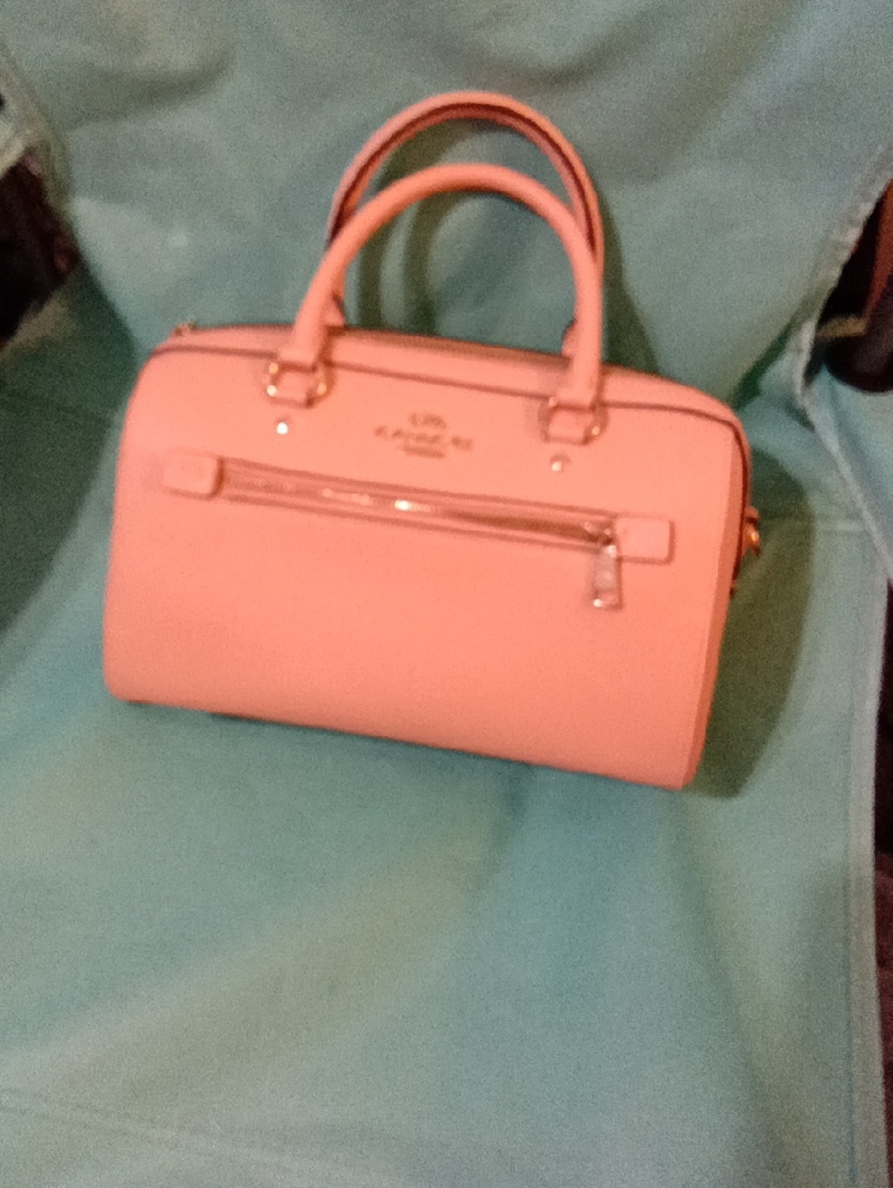 Coach ROWAN Faded Blush Dome Satchel Creed-C2222-79946